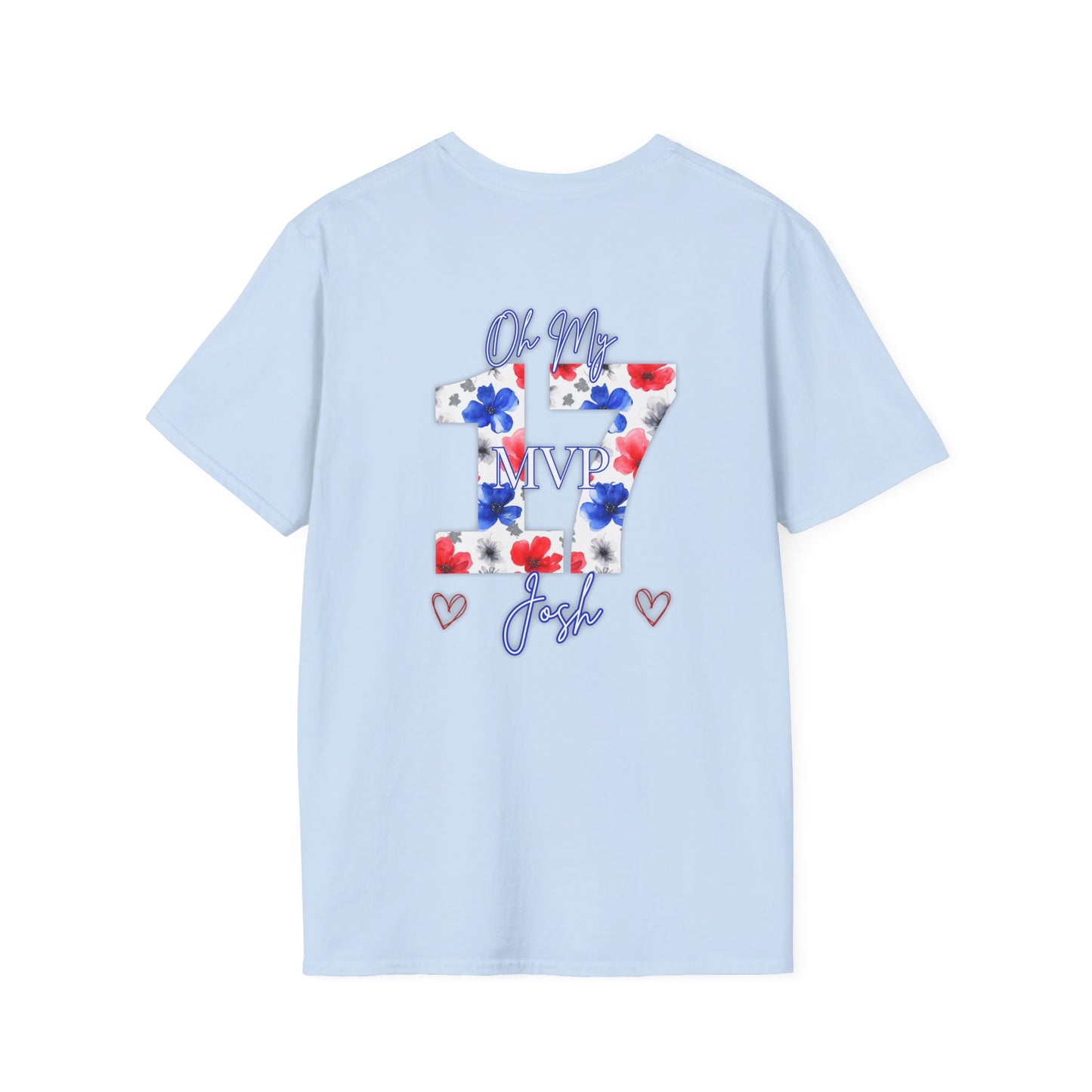 Floral MVP T-Shirt - Unisex Softstyle Tee for Celebrations