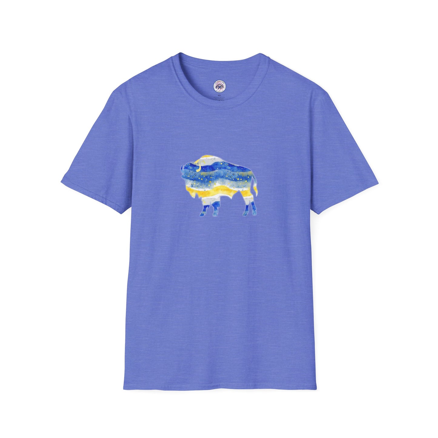 Buffalo Sabres Watercolor Unisex Softstyle T-Shirt GILDAN 6400
