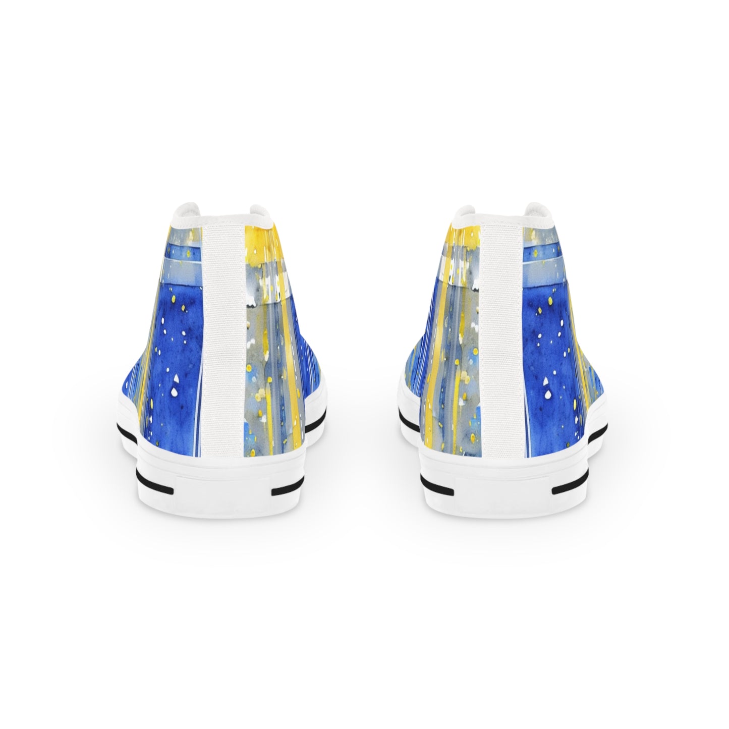 Buffalo Sabres Plaid Watercolor High Tops