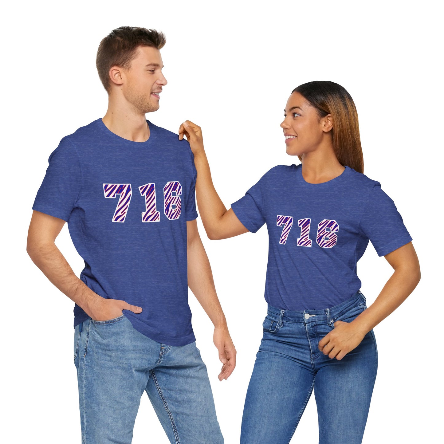 716 Buffalo Bills Zubaz Print T-Shirt