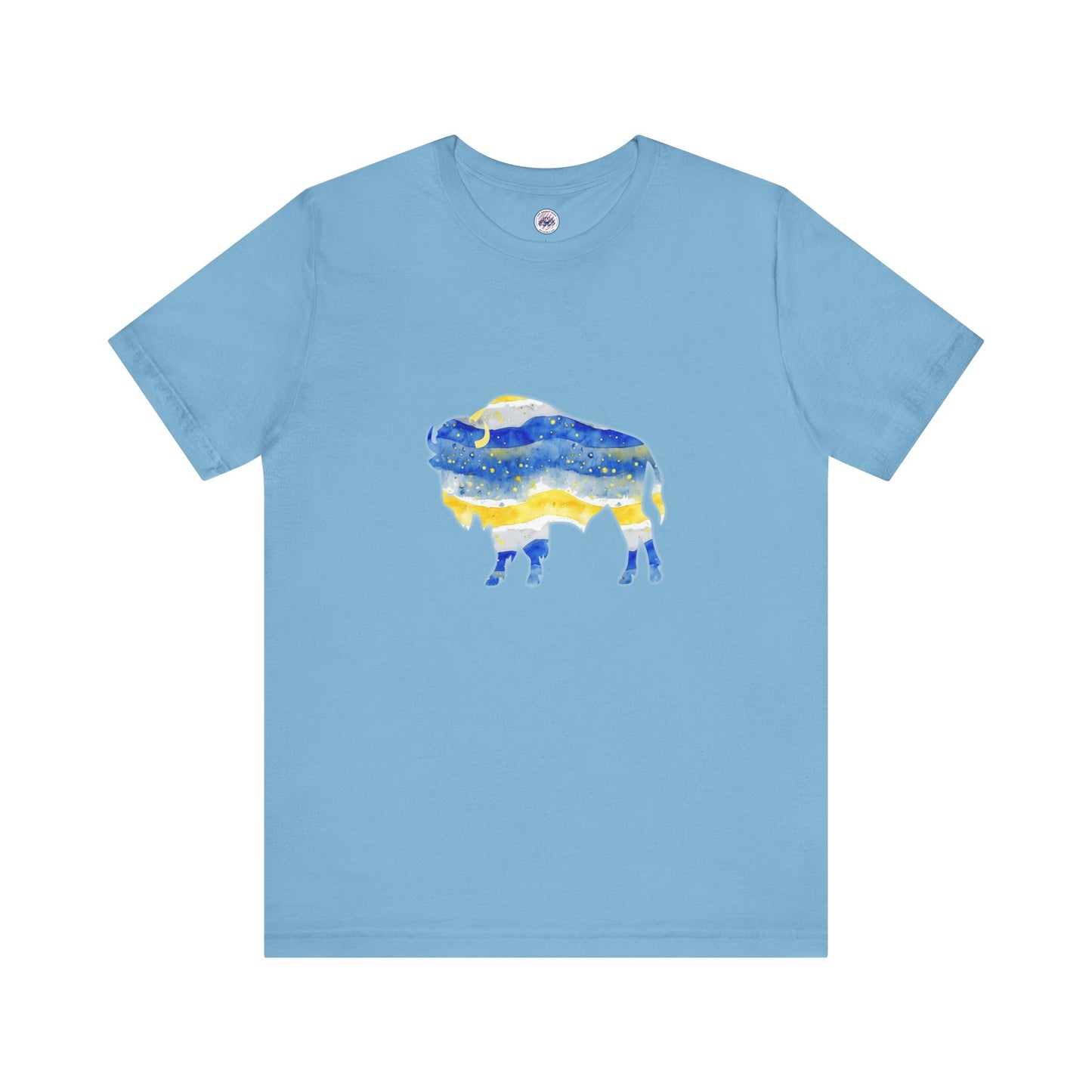 Sabres Watercolor Buffalo Unisex Short Sleeve Tee