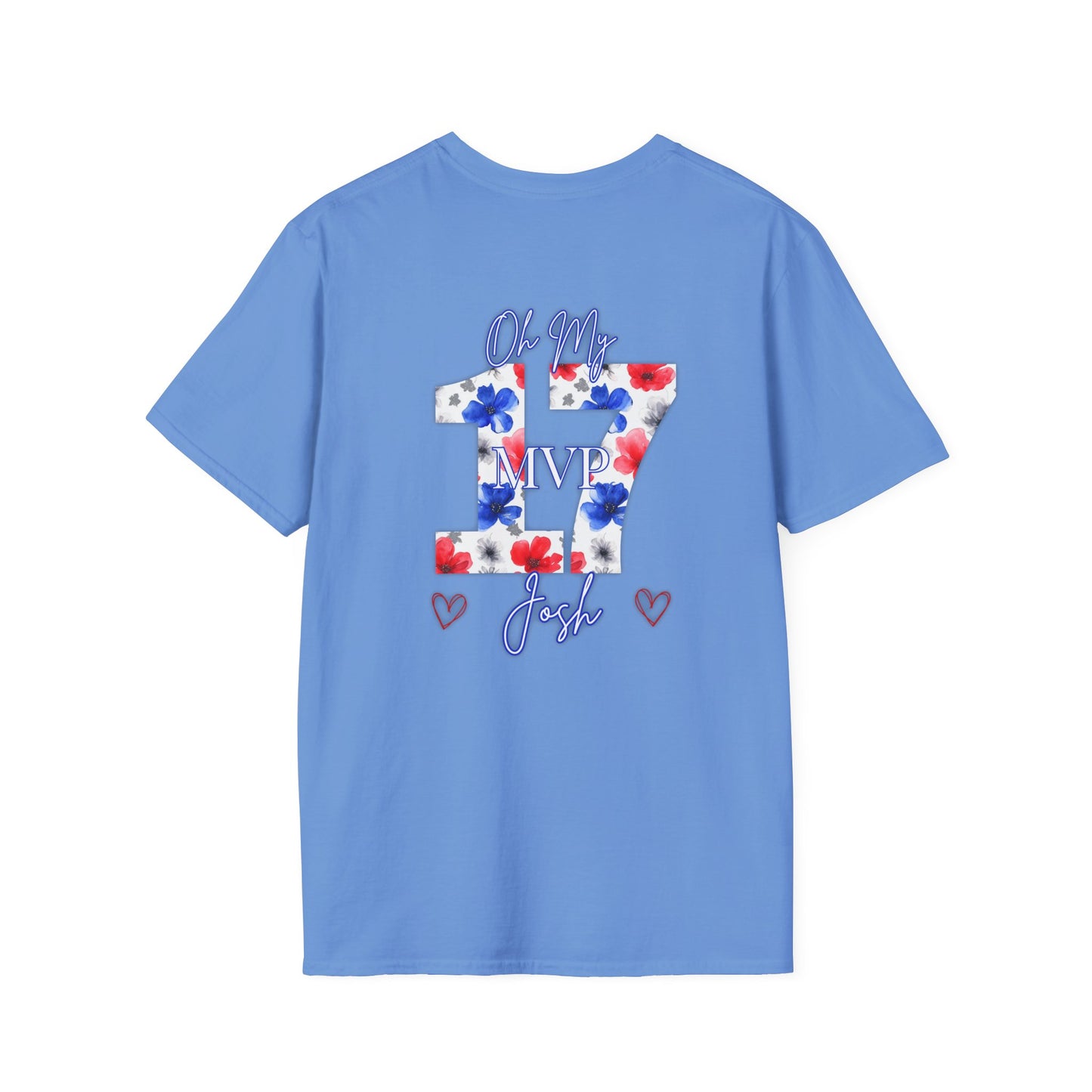 Floral MVP T-Shirt - Unisex Softstyle Tee for Celebrations