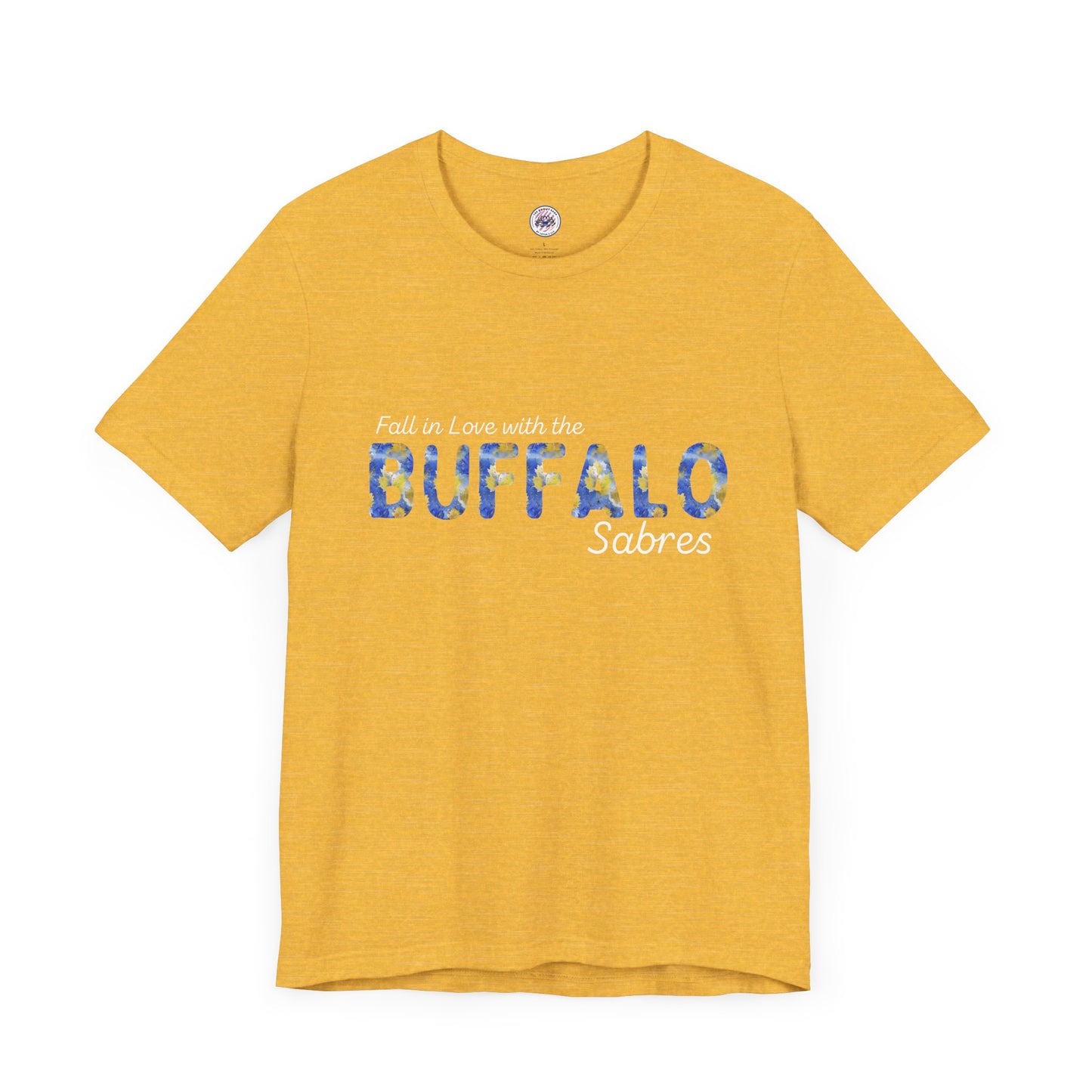 Watercolor Buffalo Sabres Leaves T-Shirt (Where else would you rather be...)