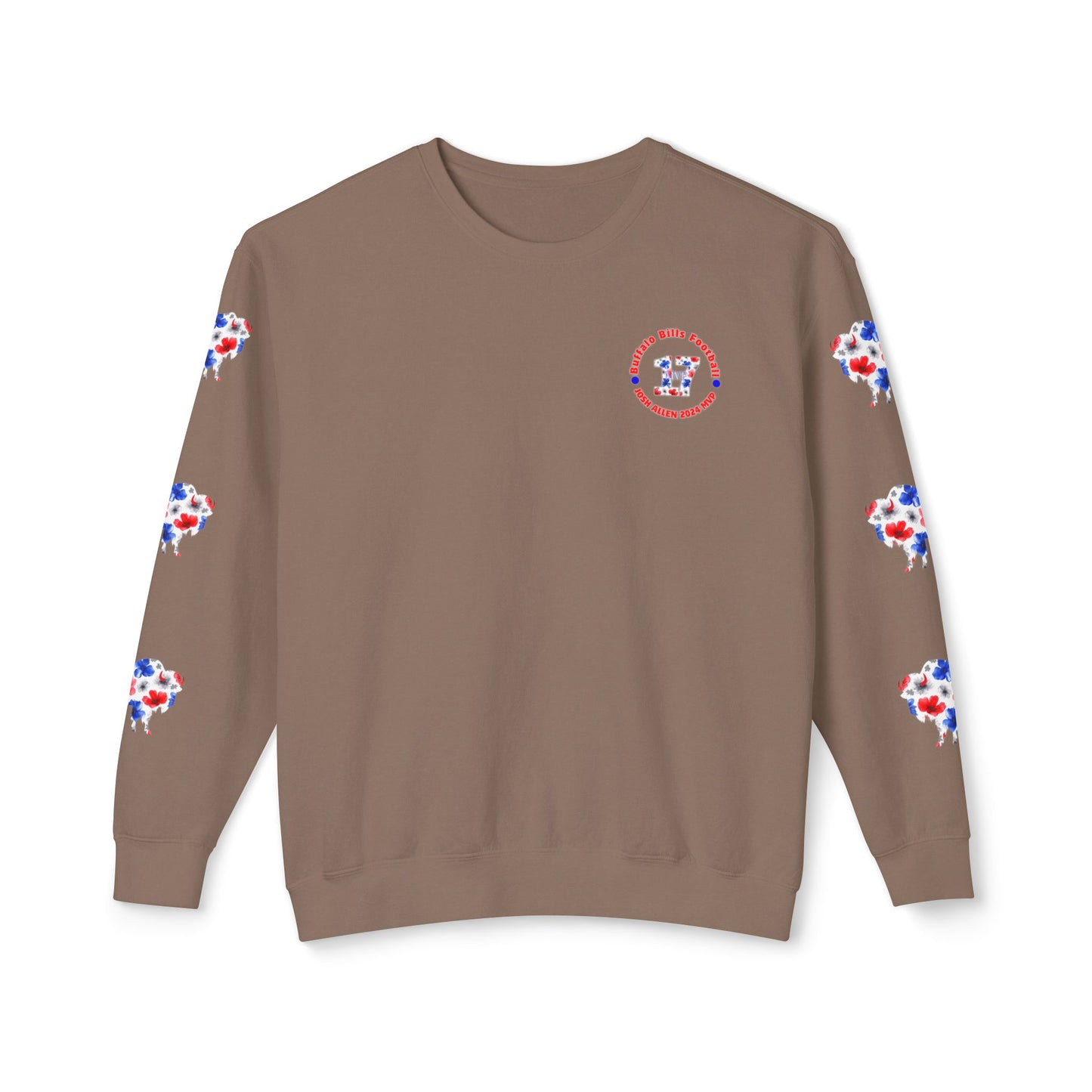 2024 MVP Quote Buffalo Football Unisex Lightweight Crewneck Sweatshirt