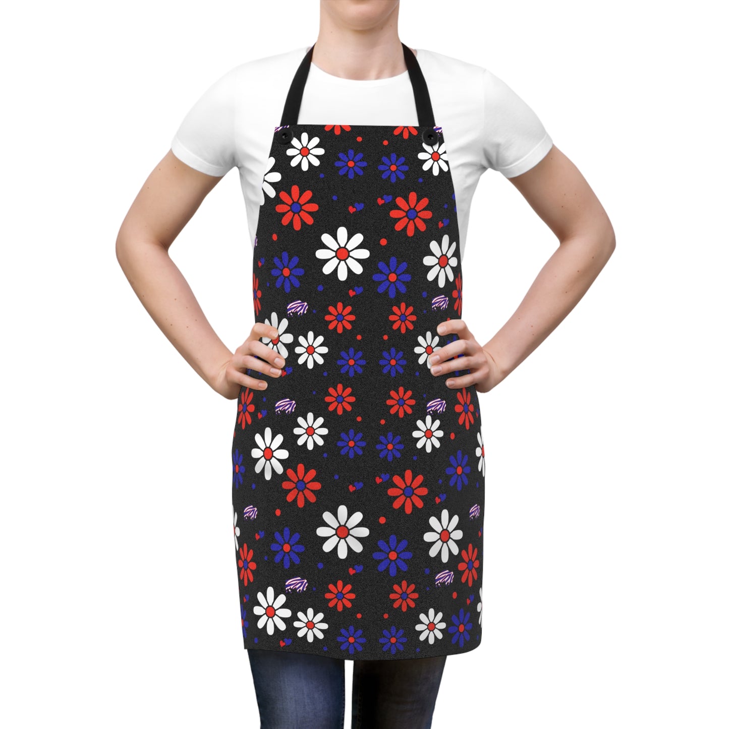 Buffalo Football Flower Power Apron