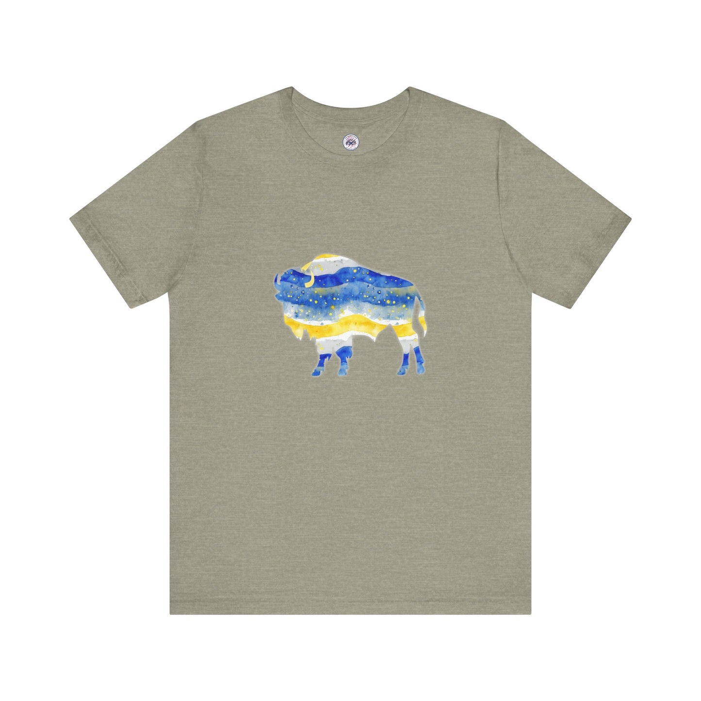 Sabres Watercolor Buffalo Unisex Short Sleeve Tee
