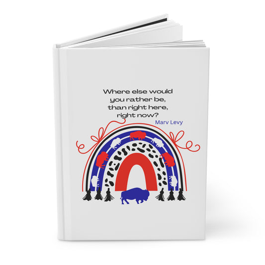 Where Would You Rather Be  6" x 9" 150 Page (75 sheets) white lined paper Hardcover Journal Matte