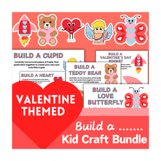 Valentine's Day Craft Bundle for Kids
