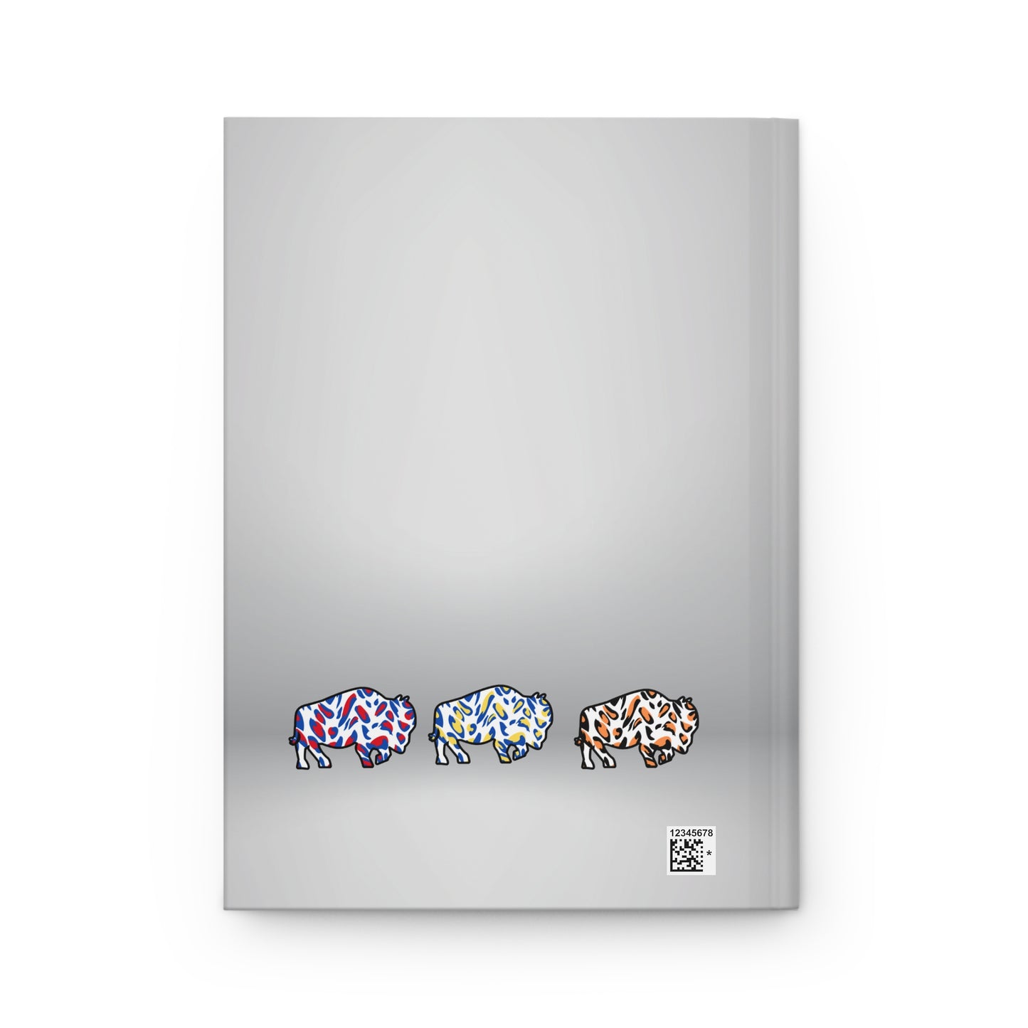 Wild About BUFFALO Sports 6" x 9" 150 Page (75 sheets) white lined paper Hardcover Journal