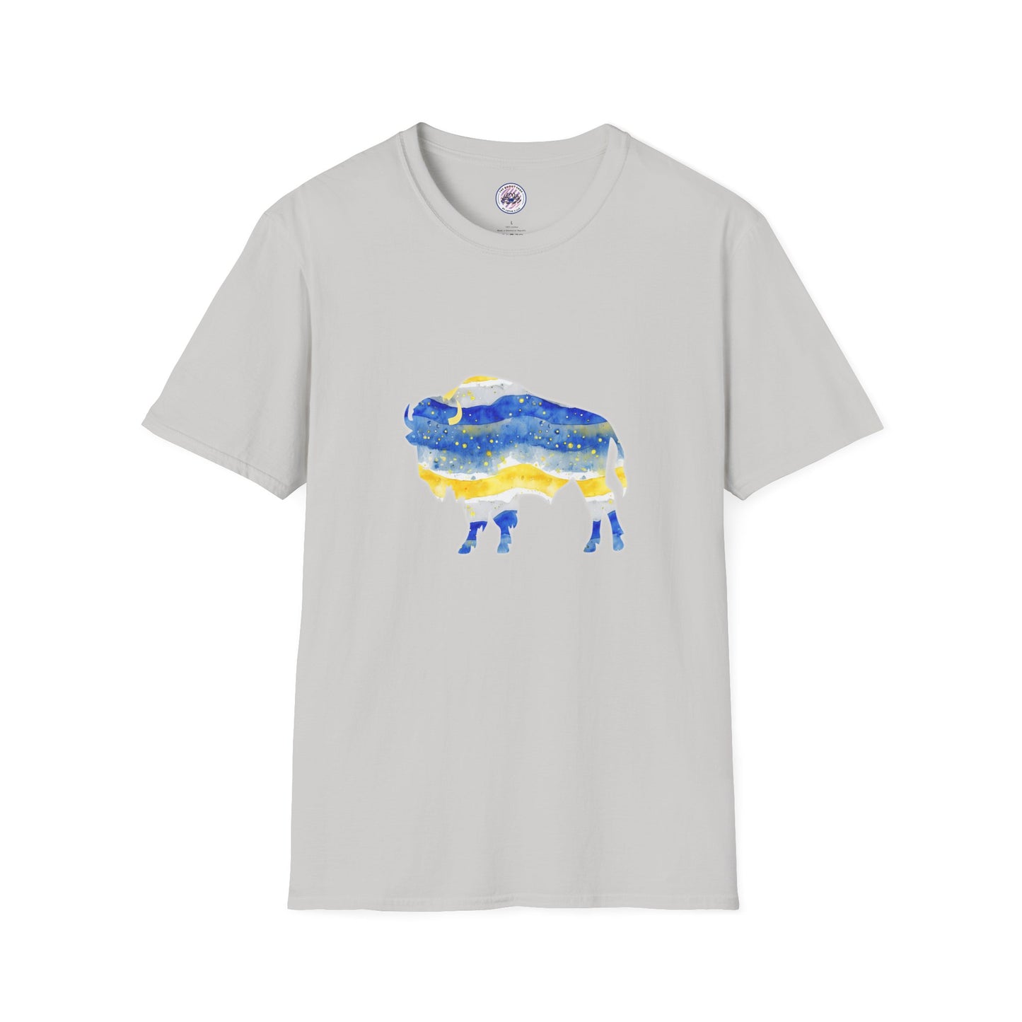 Buffalo Sabres Watercolor Buffalo Unisex Softstyle T-Shirt