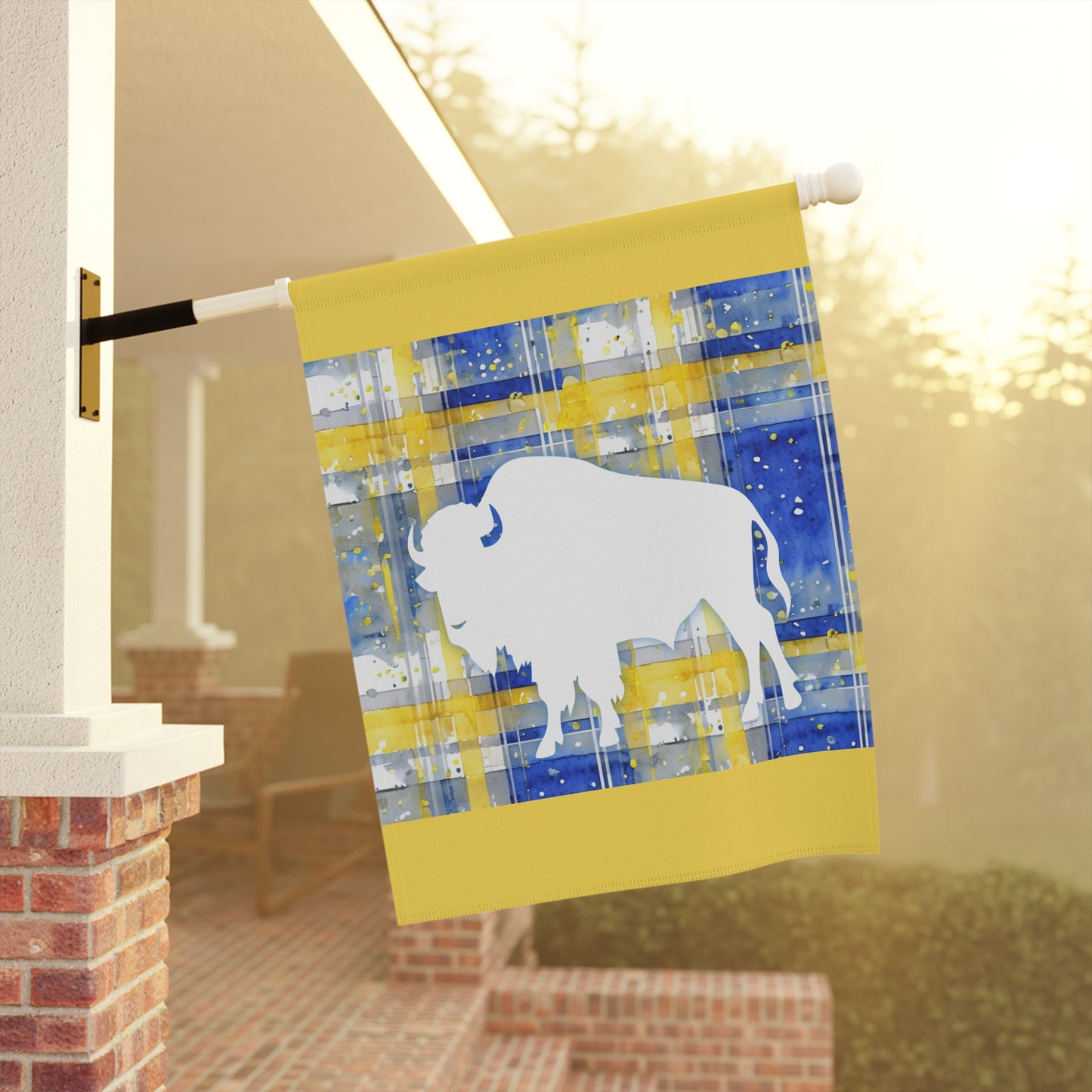 Buffalo Hockey Pride Plaid Theme