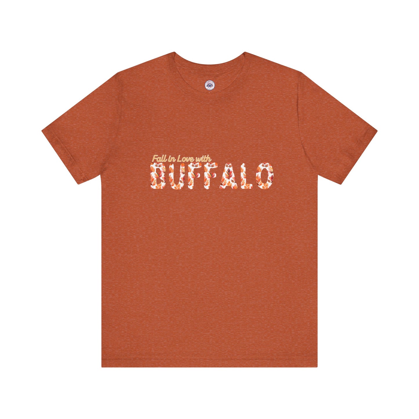 Watercolor Buffalo Leaves T-Shirt (Where else would you rather be...)