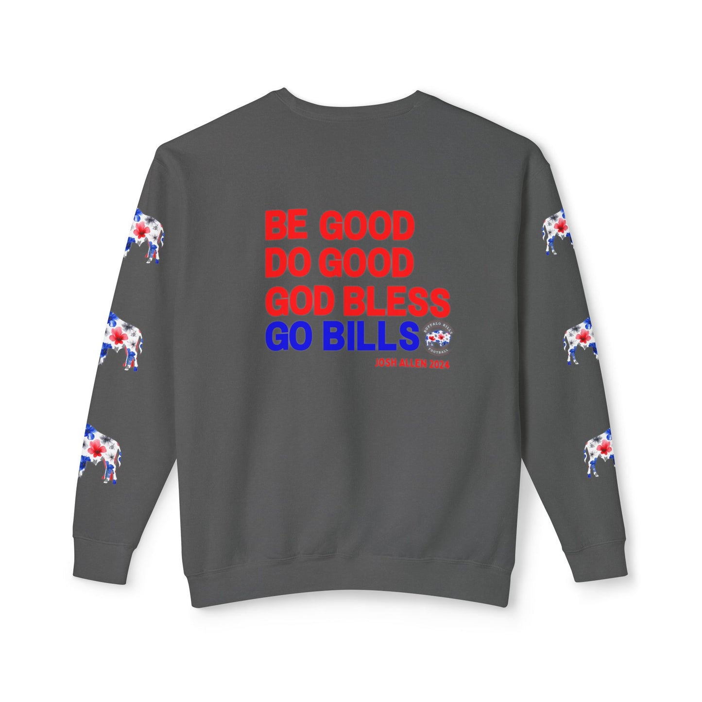 2024 MVP Quote Buffalo Football Unisex Lightweight Crewneck Sweatshirt