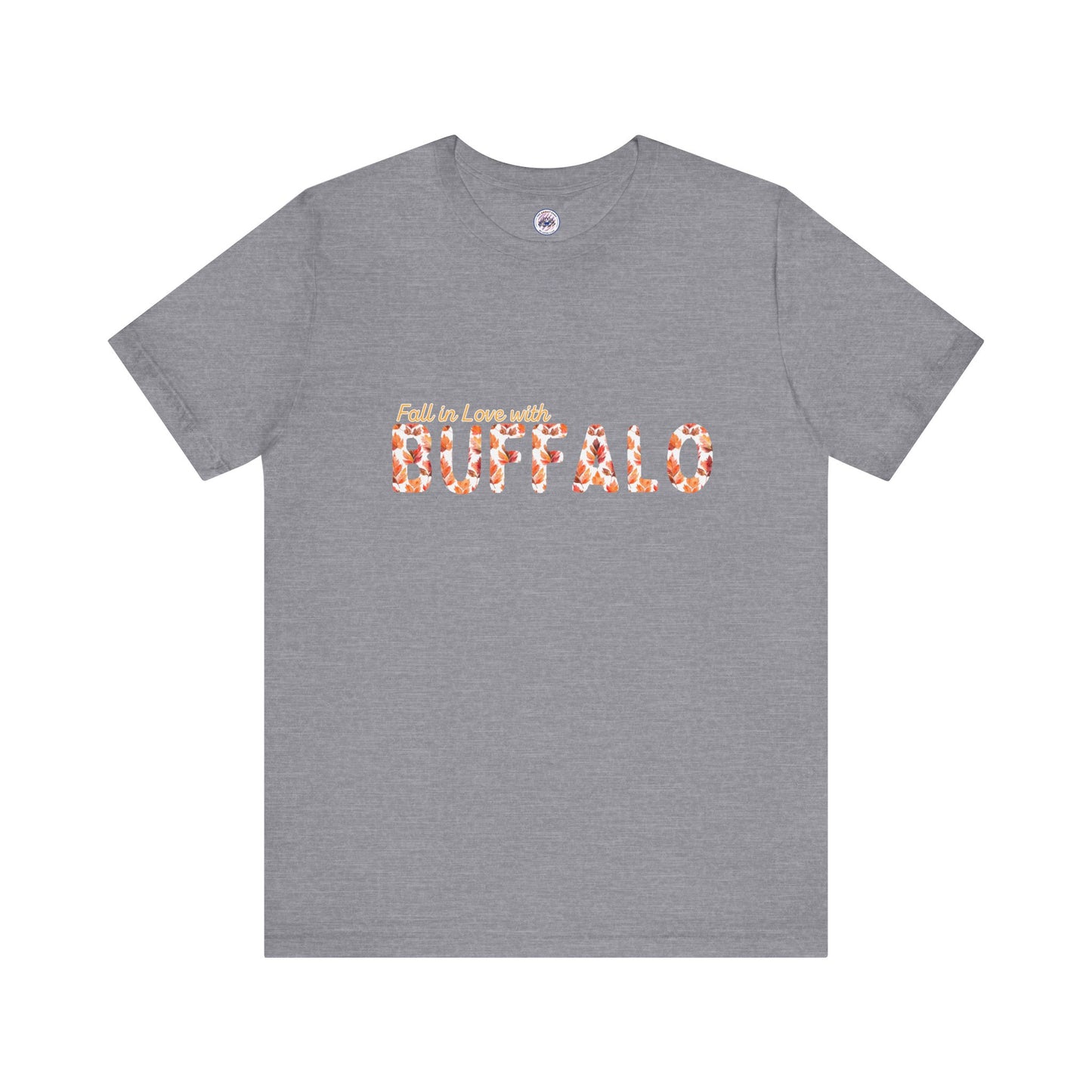 Watercolor Buffalo Leaves T-Shirt (Where else would you rather be...)