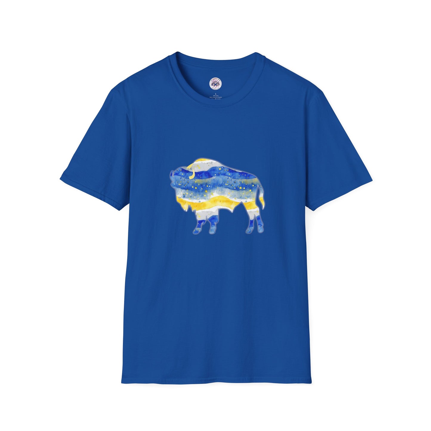 Buffalo Sabres Watercolor Buffalo Unisex Softstyle T-Shirt
