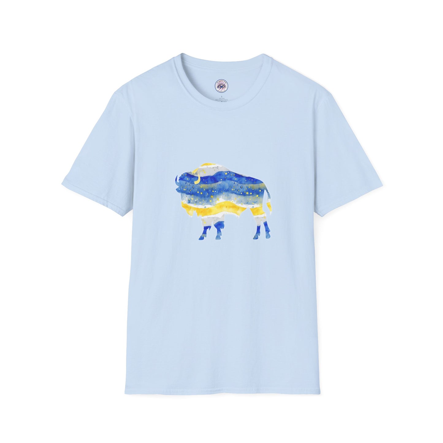 Buffalo Sabres Watercolor Buffalo Unisex Softstyle T-Shirt