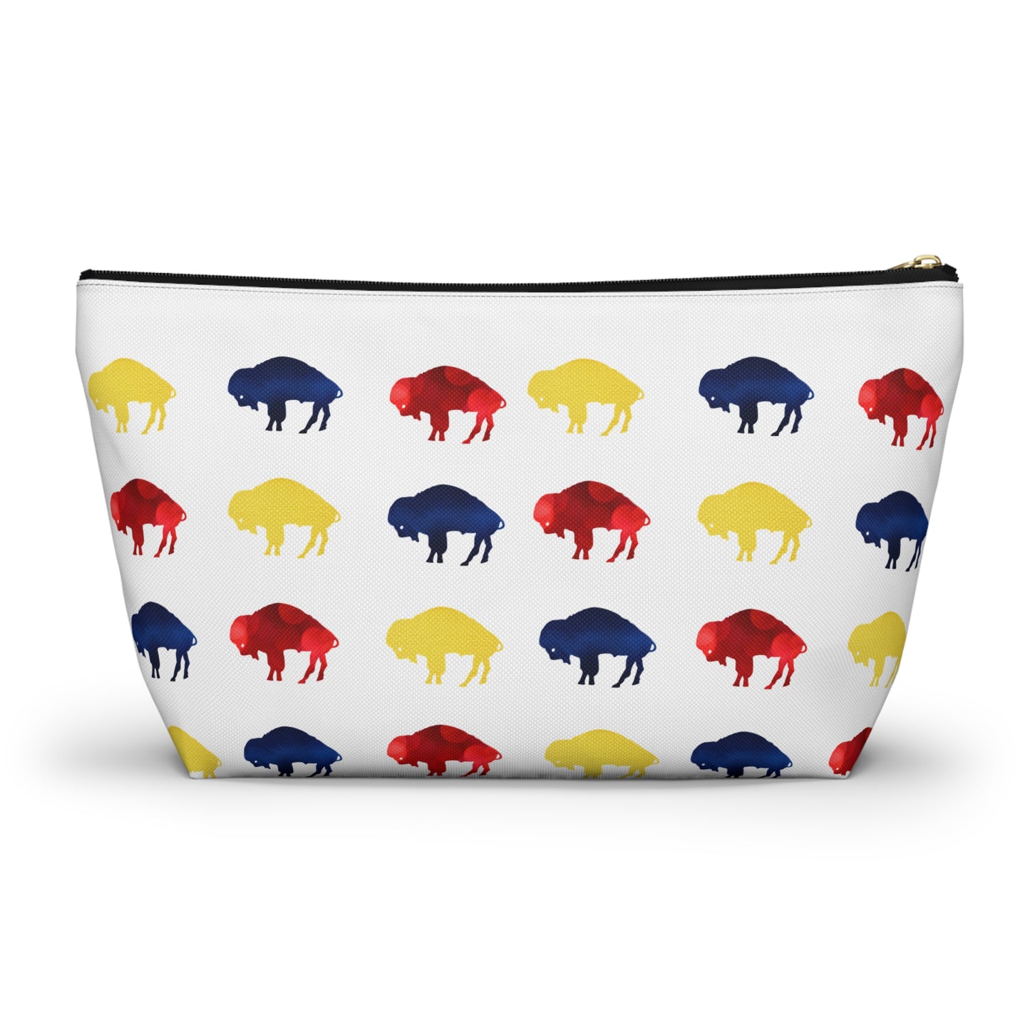 Buffalo Sports Accessory White Pouch w T-bottom