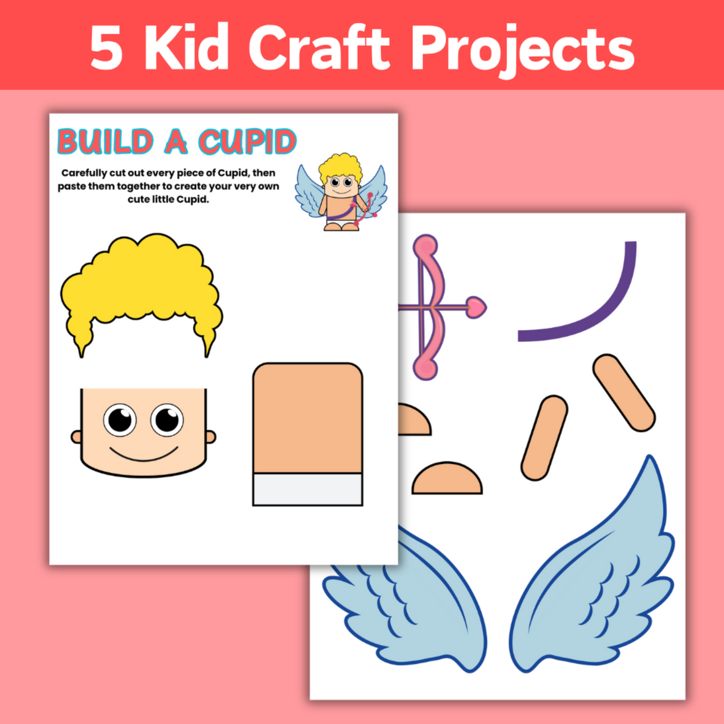 Valentine's Day Craft Bundle for Kids