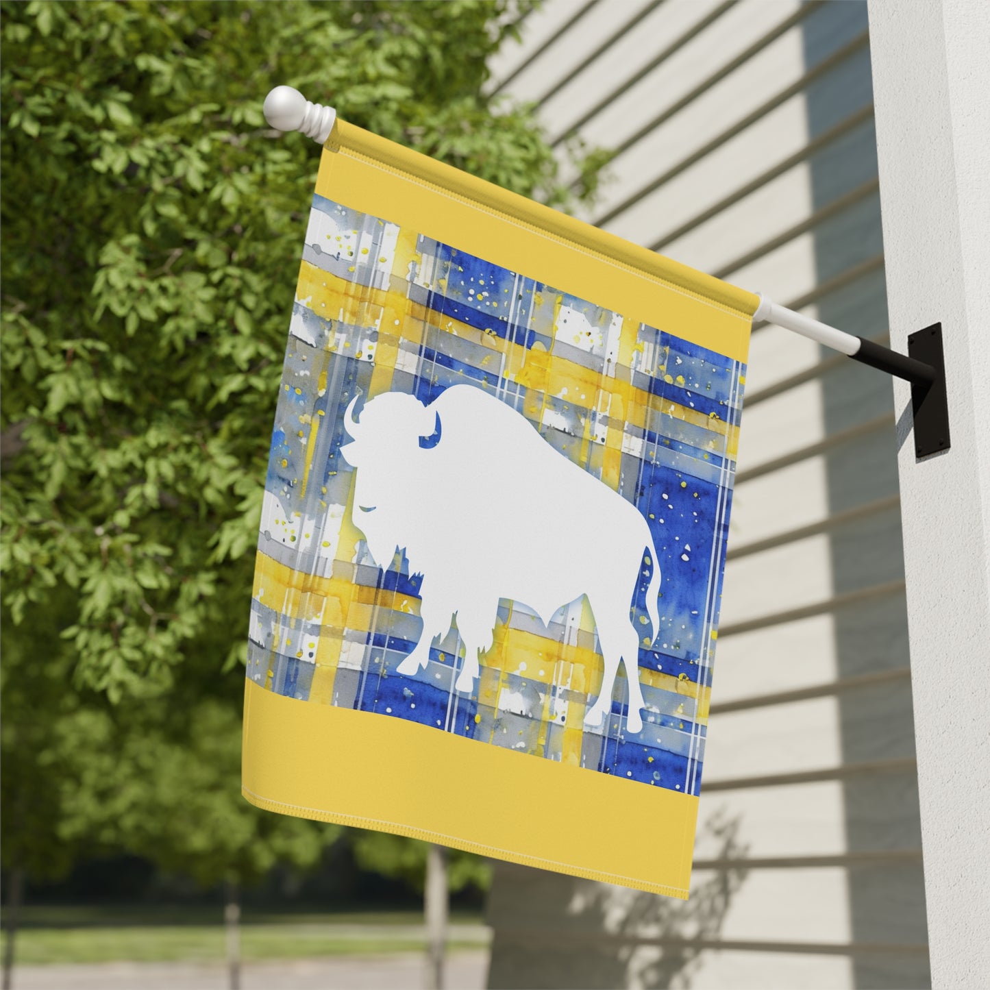 Buffalo Hockey Pride Plaid Theme