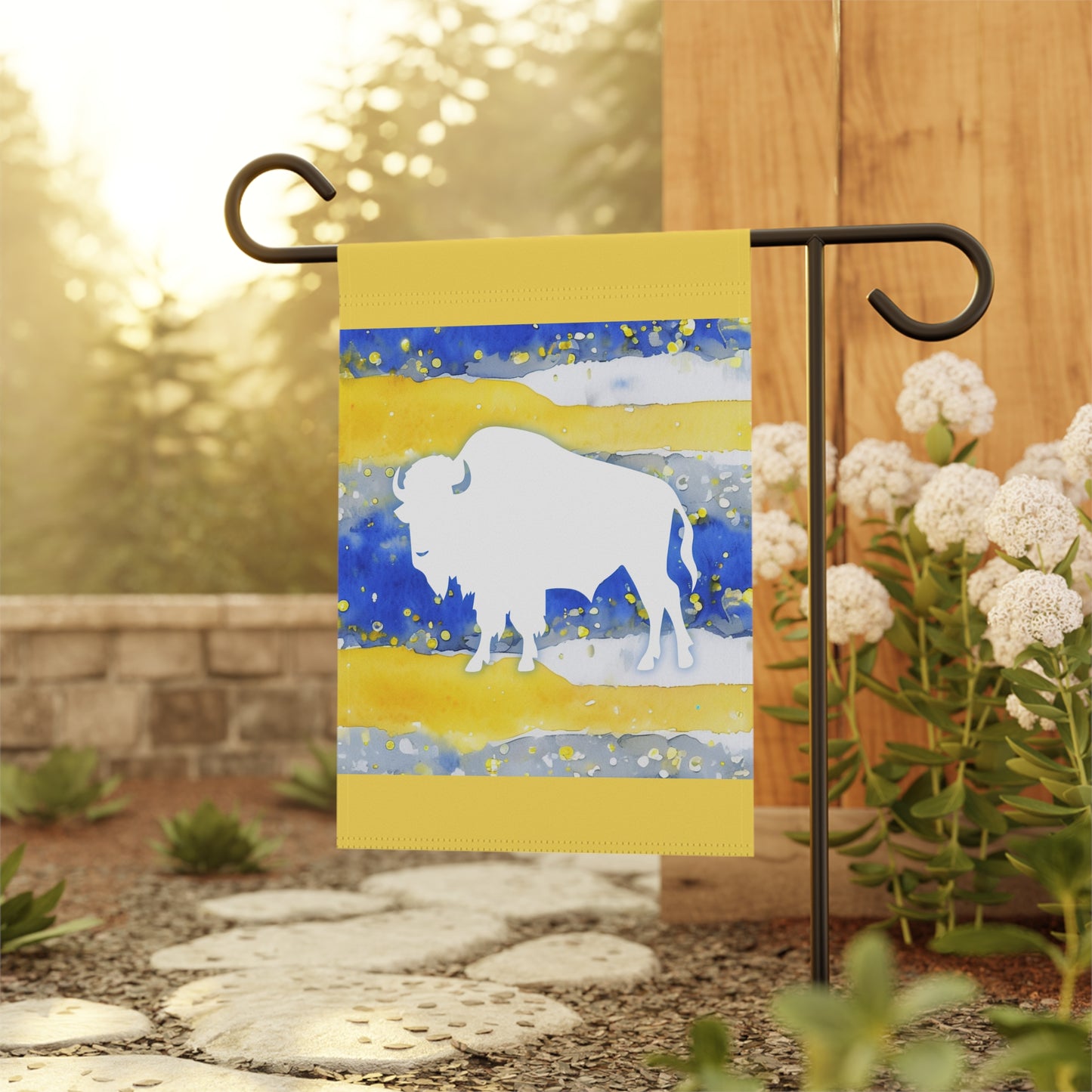Buffalo Hockey Pride Watercolor Stripe Theme