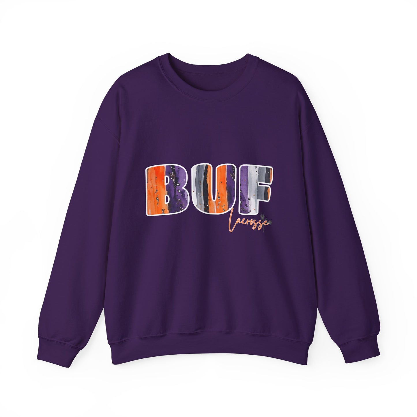 Bandits Plaid BUF Watercolor Unisex Heavy Blend™ Crewneck Sweatshirt