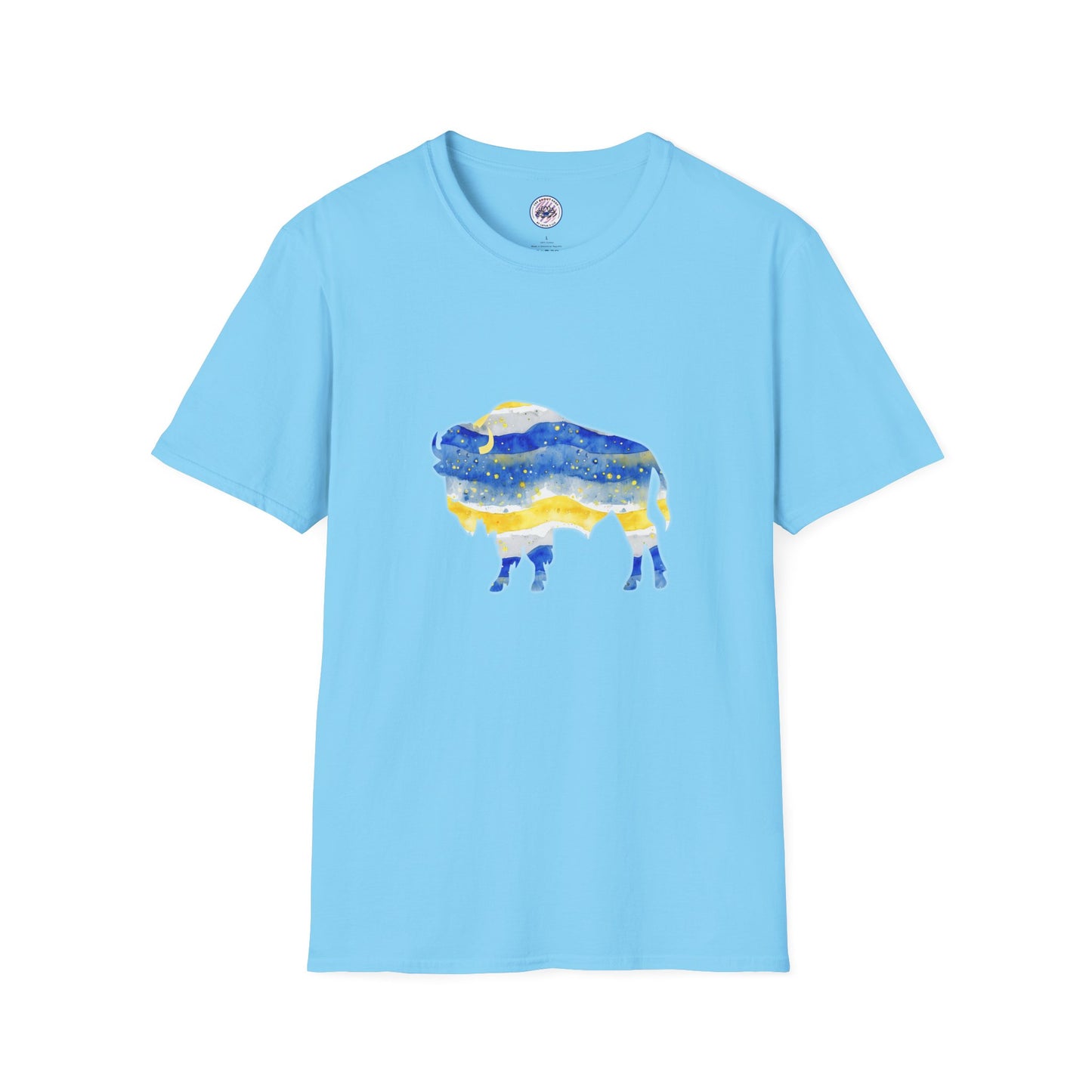 Buffalo Sabres Watercolor Buffalo Unisex Softstyle T-Shirt