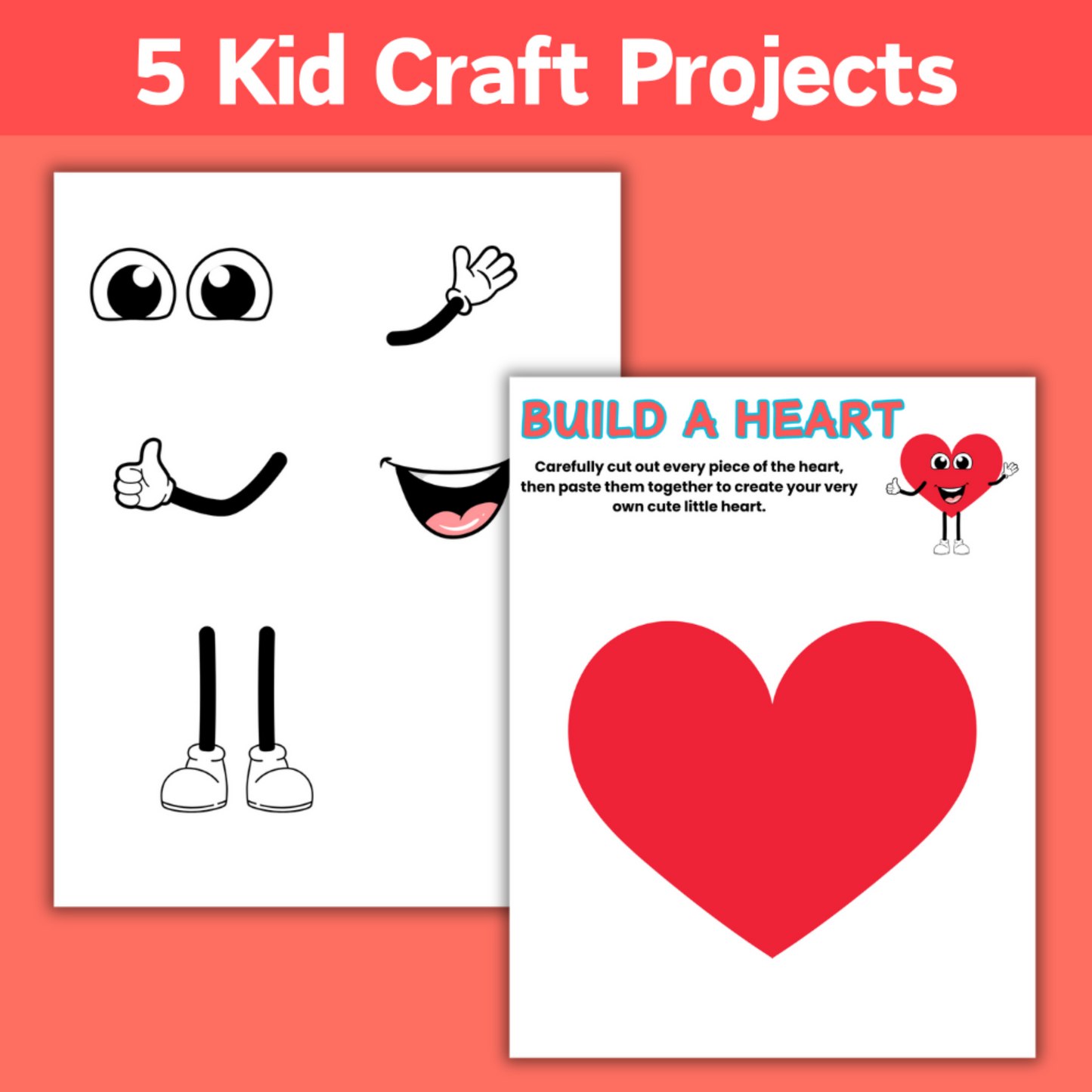 Valentine's Day Craft Bundle for Kids