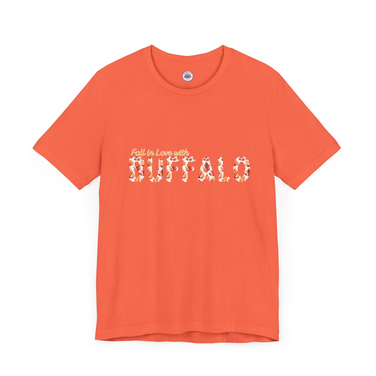 Watercolor Buffalo Leaves T-Shirt (Where else would you rather be...)