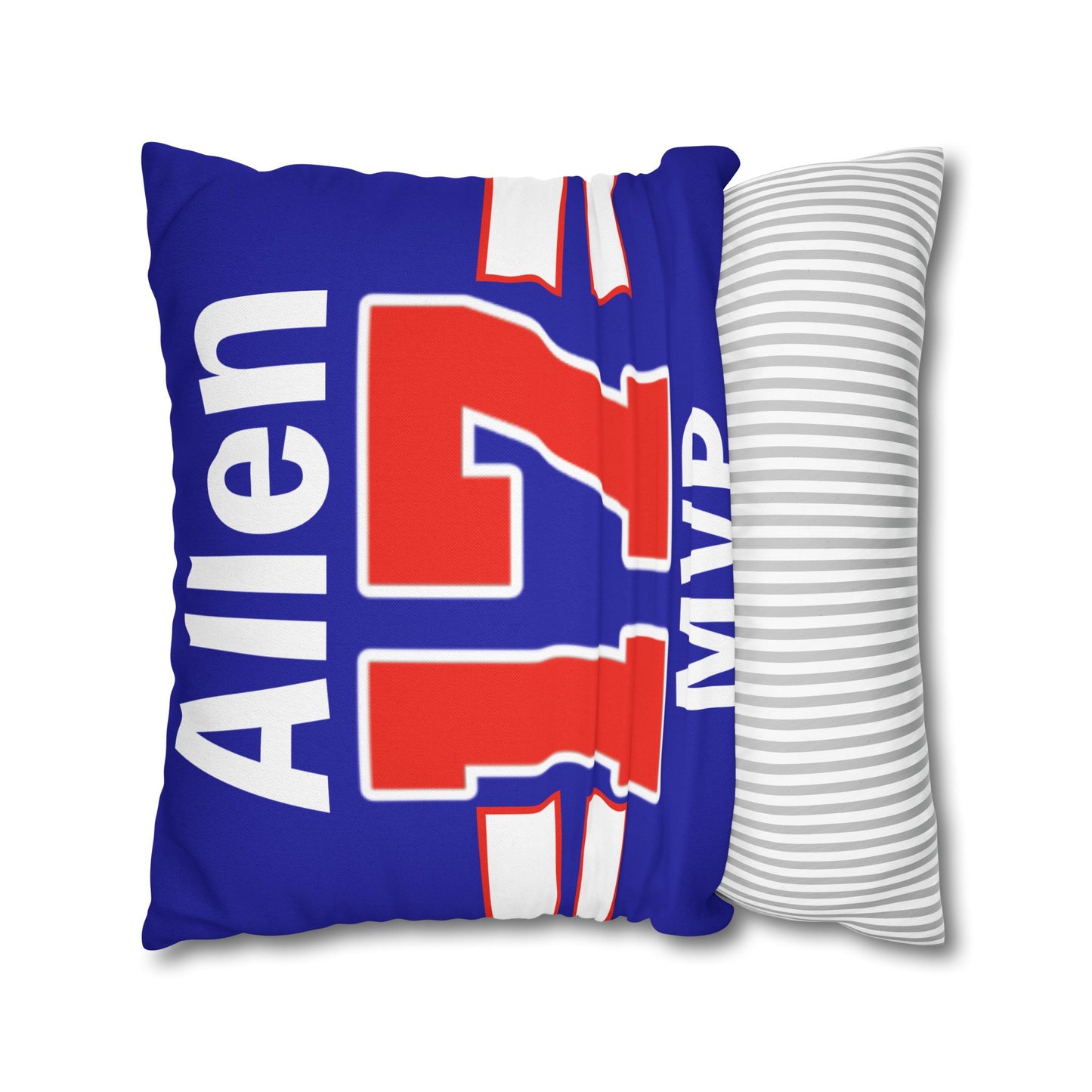 MVP #17 Buffalo Football Fan Spun Polyester Square Pillow Case
