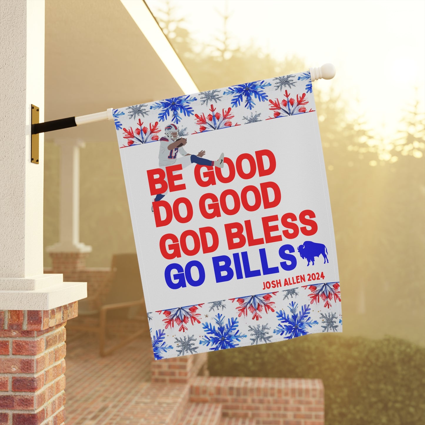 Winter Theme , Be Good, Do Good Flag