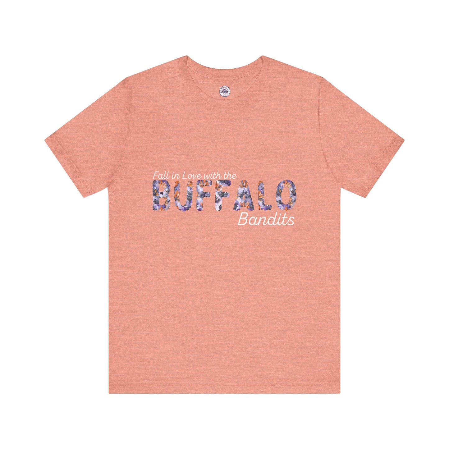 Fall in Love with the Bandits Watercolor Buffalo Leaves T-Shirt
