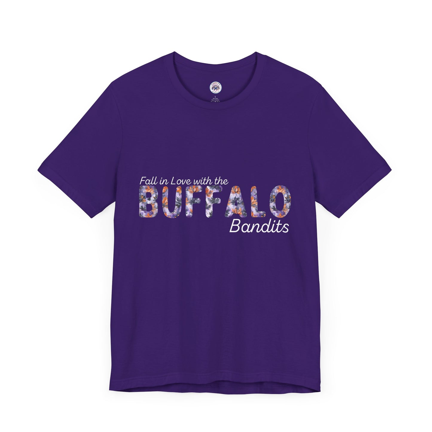 Fall in Love with the Bandits Watercolor Buffalo Leaves T-Shirt