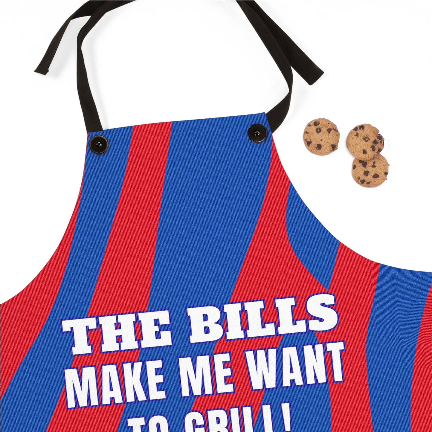 Football Makes Me Want to Grill Apron
