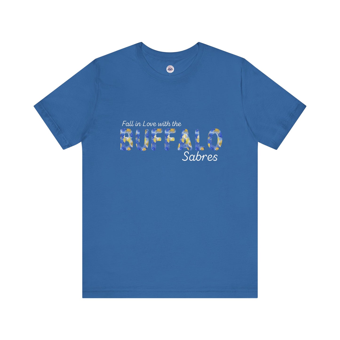 Watercolor Buffalo Sabres Leaves T-Shirt (Where else would you rather be...)