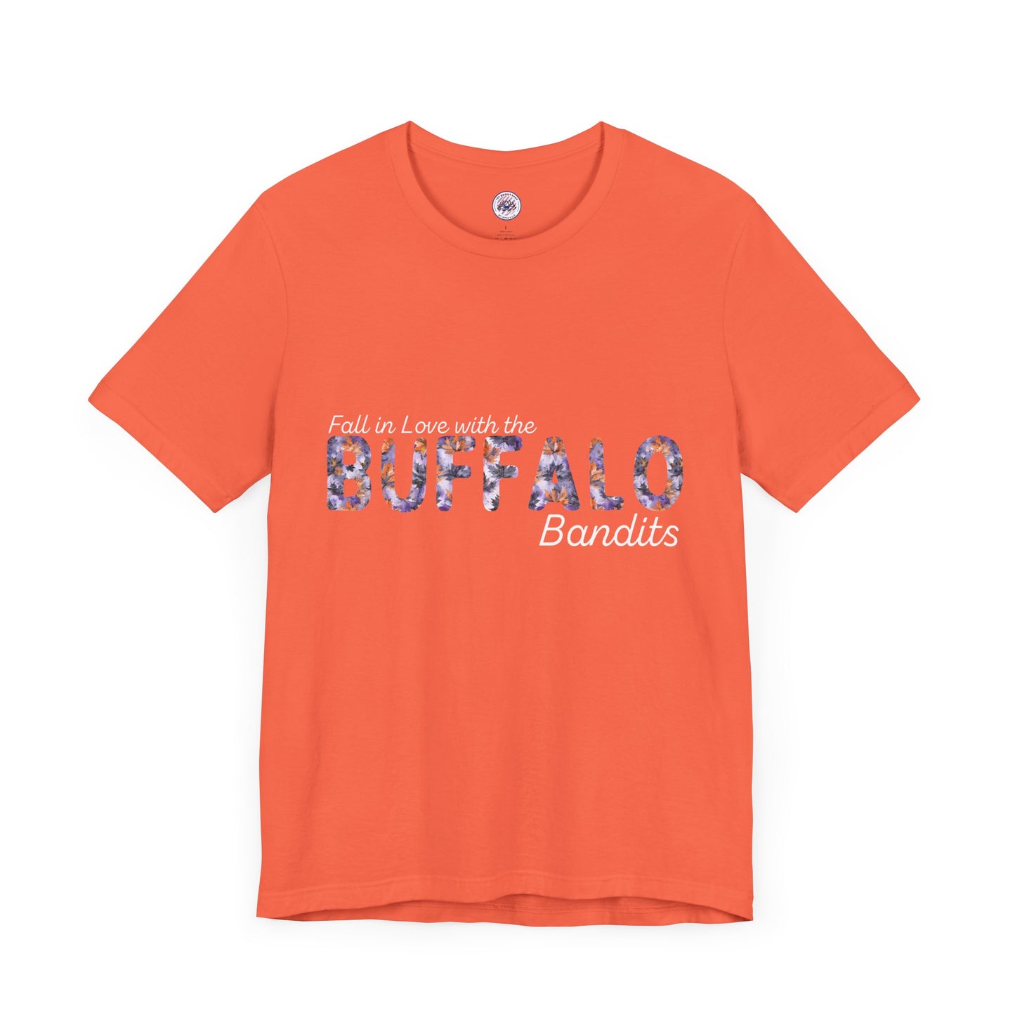 Fall in Love with the Bandits Watercolor Buffalo Leaves T-Shirt
