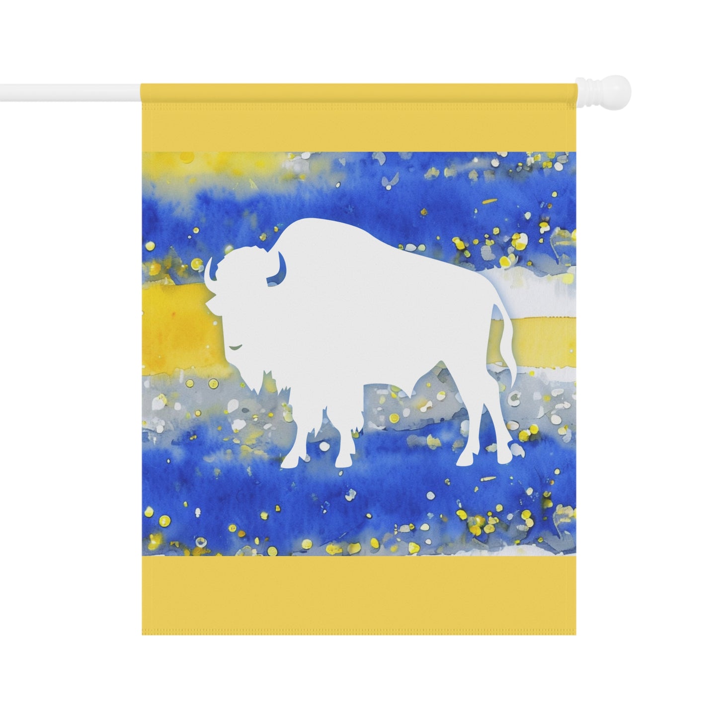 Buffalo Hockey Pride Watercolor Stripe Theme