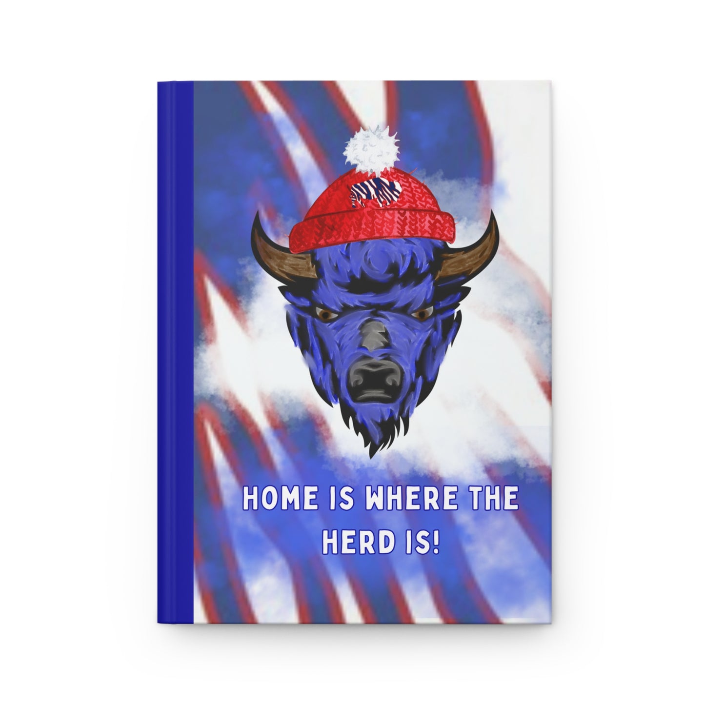 Home of the Herd 6" x 9" 150 Page (75 sheets of lined white paper) Hardcover Matte Journal