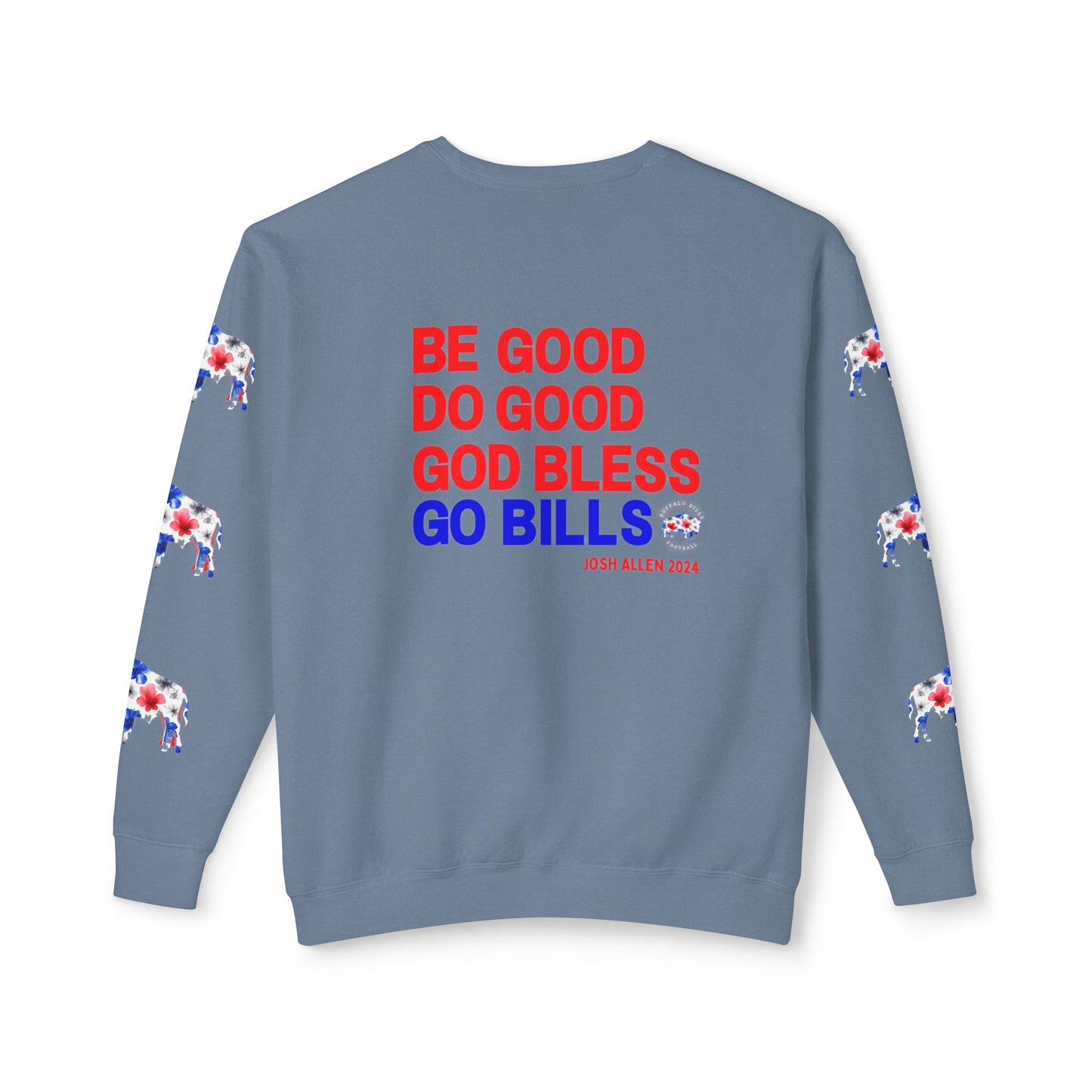 2024 MVP Quote Buffalo Football Unisex Lightweight Crewneck Sweatshirt