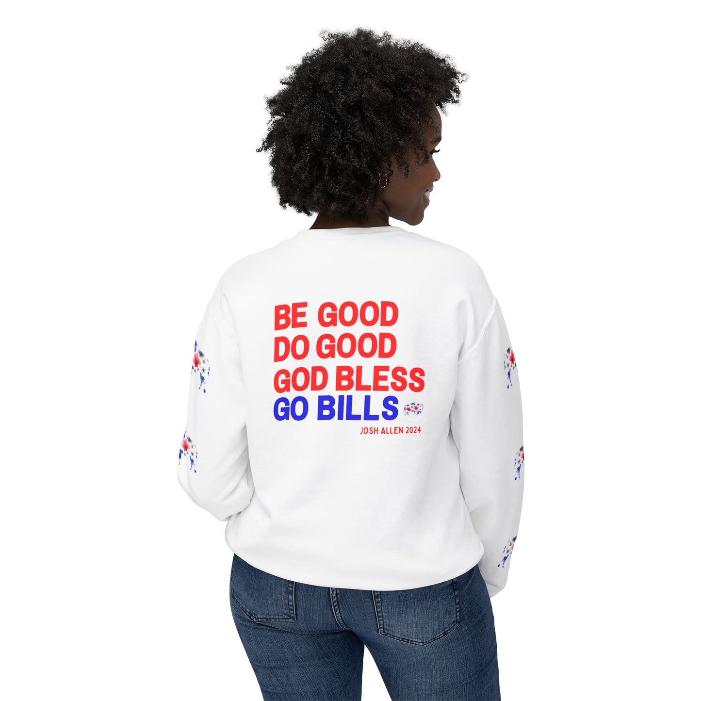 2024 MVP Quote Buffalo Football Unisex Lightweight Crewneck Sweatshirt