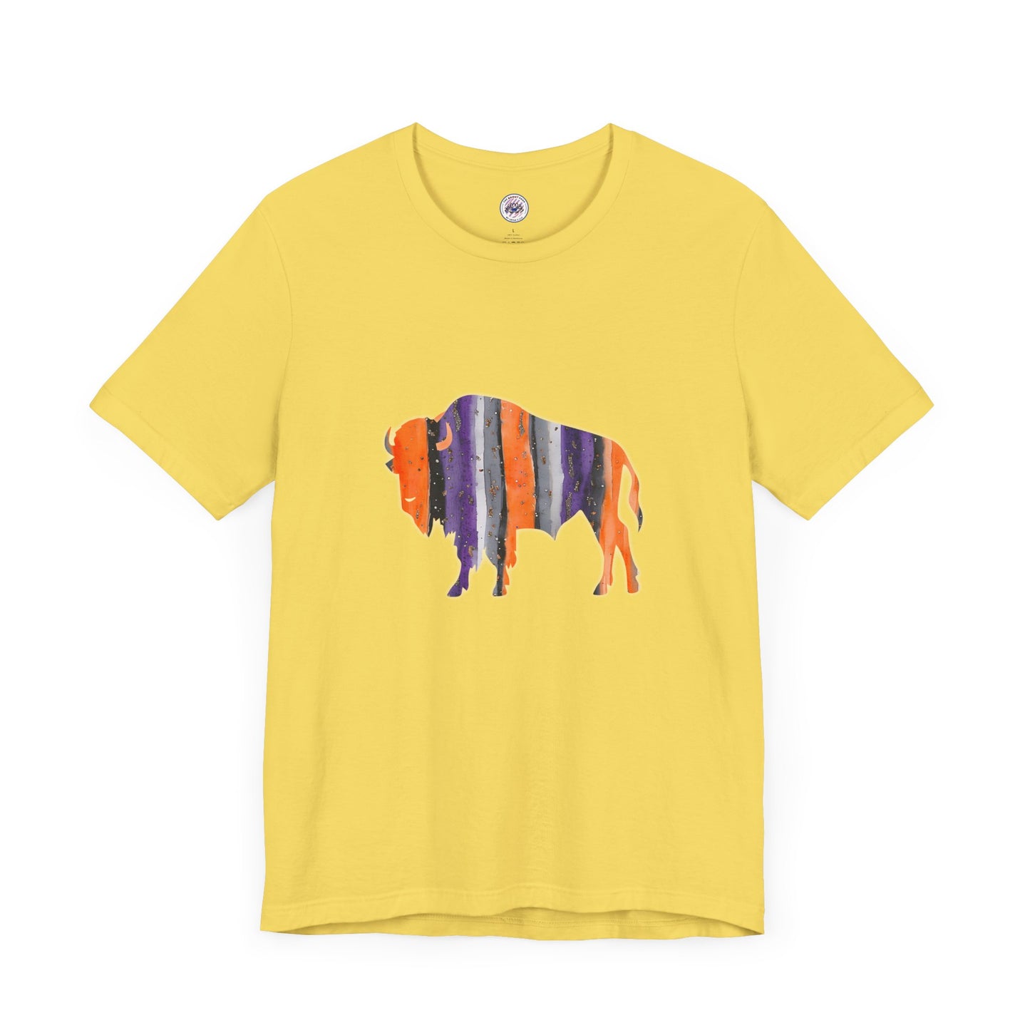 Bandits Watercolor Buffalo Unisex Short Sleeve Tee
