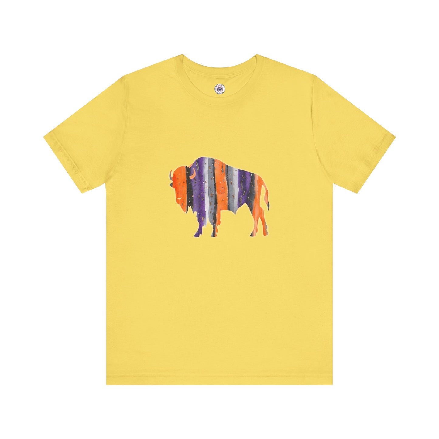 Bandits Watercolor Buffalo Unisex Short Sleeve Tee