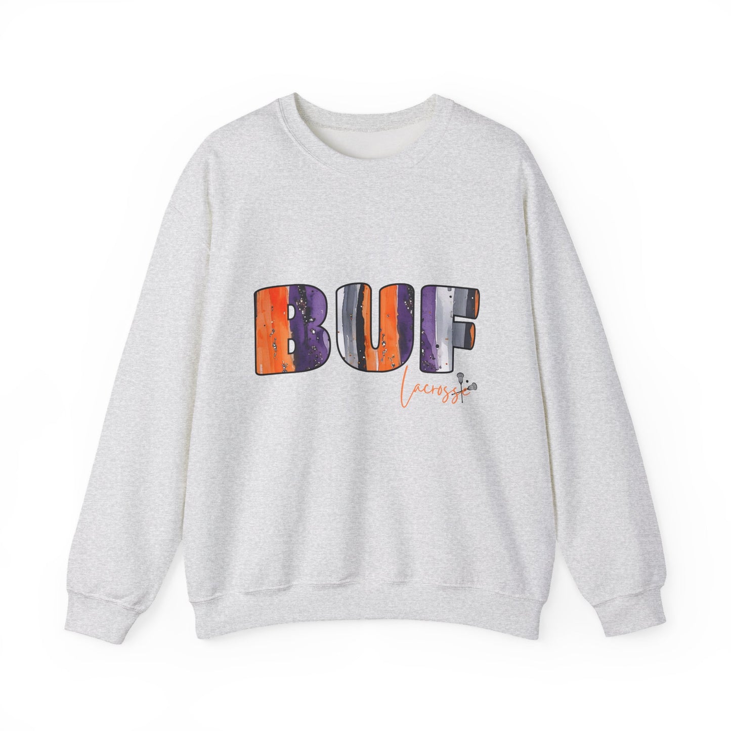 Bandits Plaid BUF Watercolor Unisex Heavy Blend™ Crewneck Sweatshirt