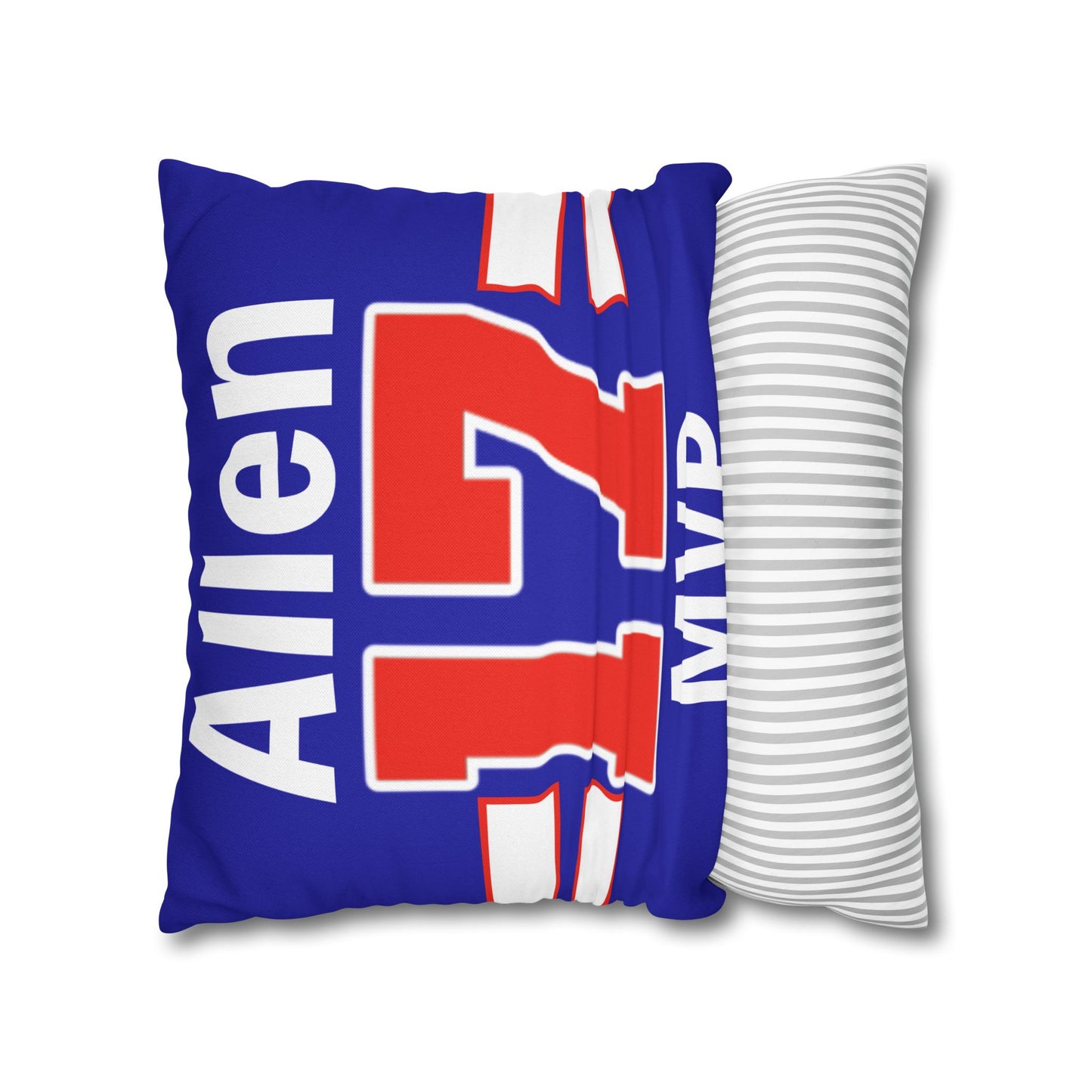 MVP #17 Buffalo Football Fan Spun Polyester Square Pillow Case