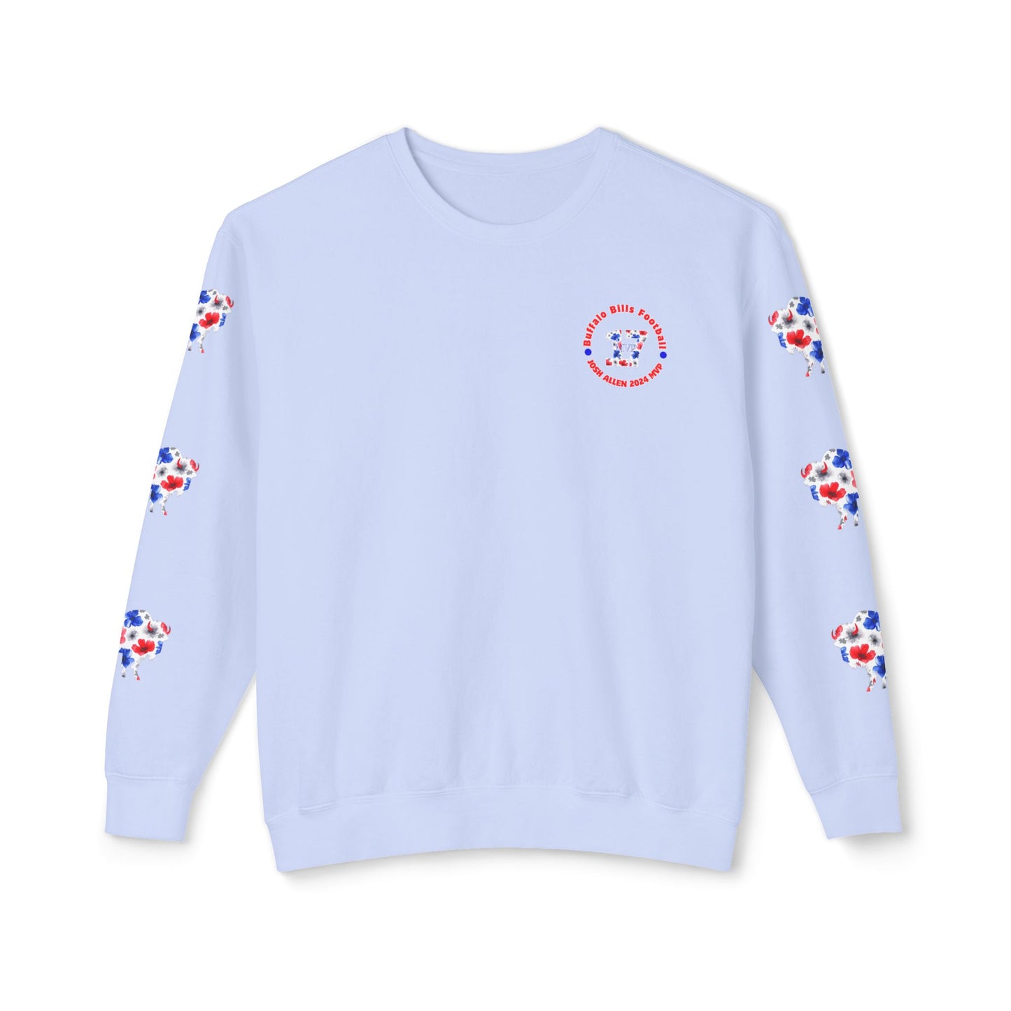 2024 MVP Quote Buffalo Football Unisex Lightweight Crewneck Sweatshirt
