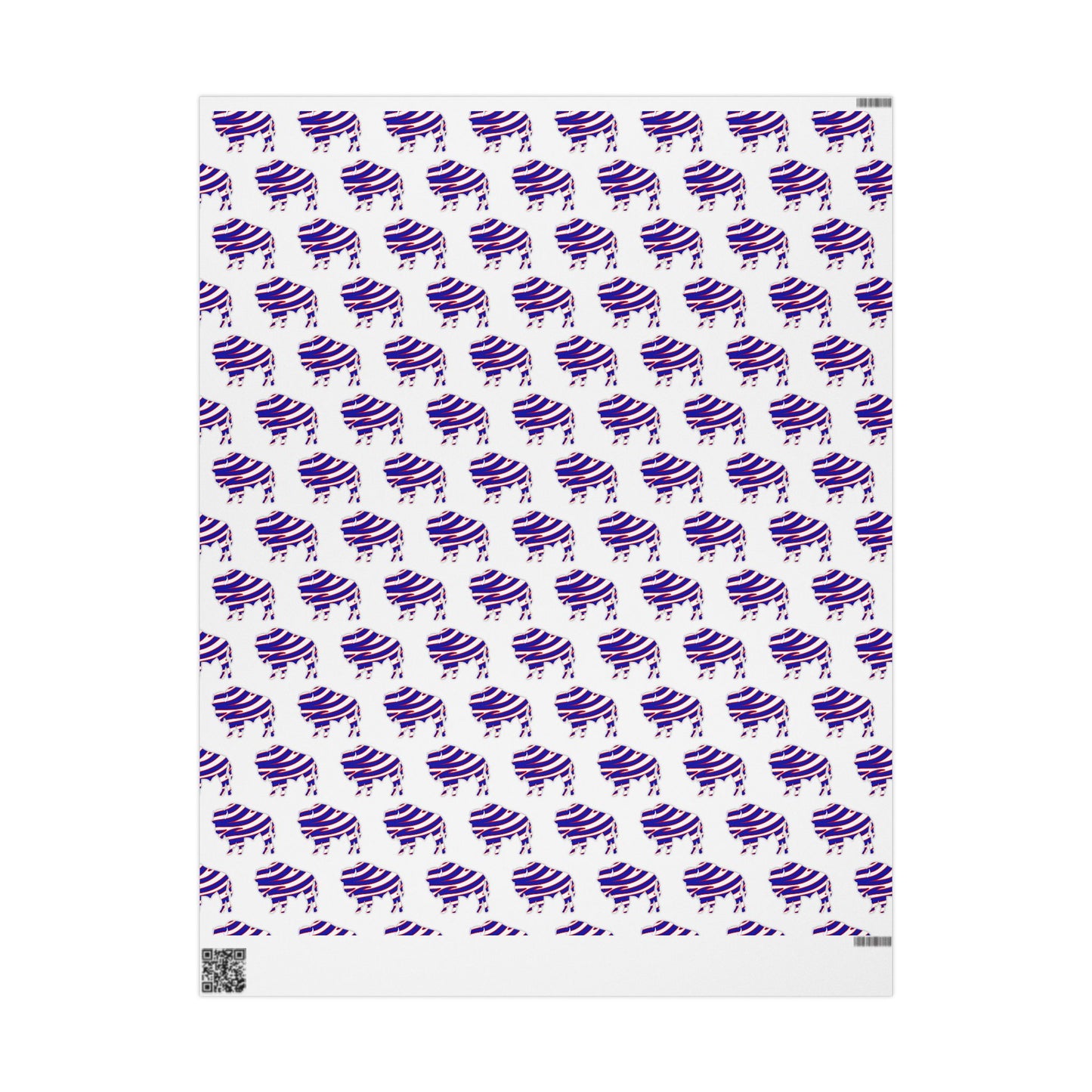 Striped Buffalo Wrapping Paper