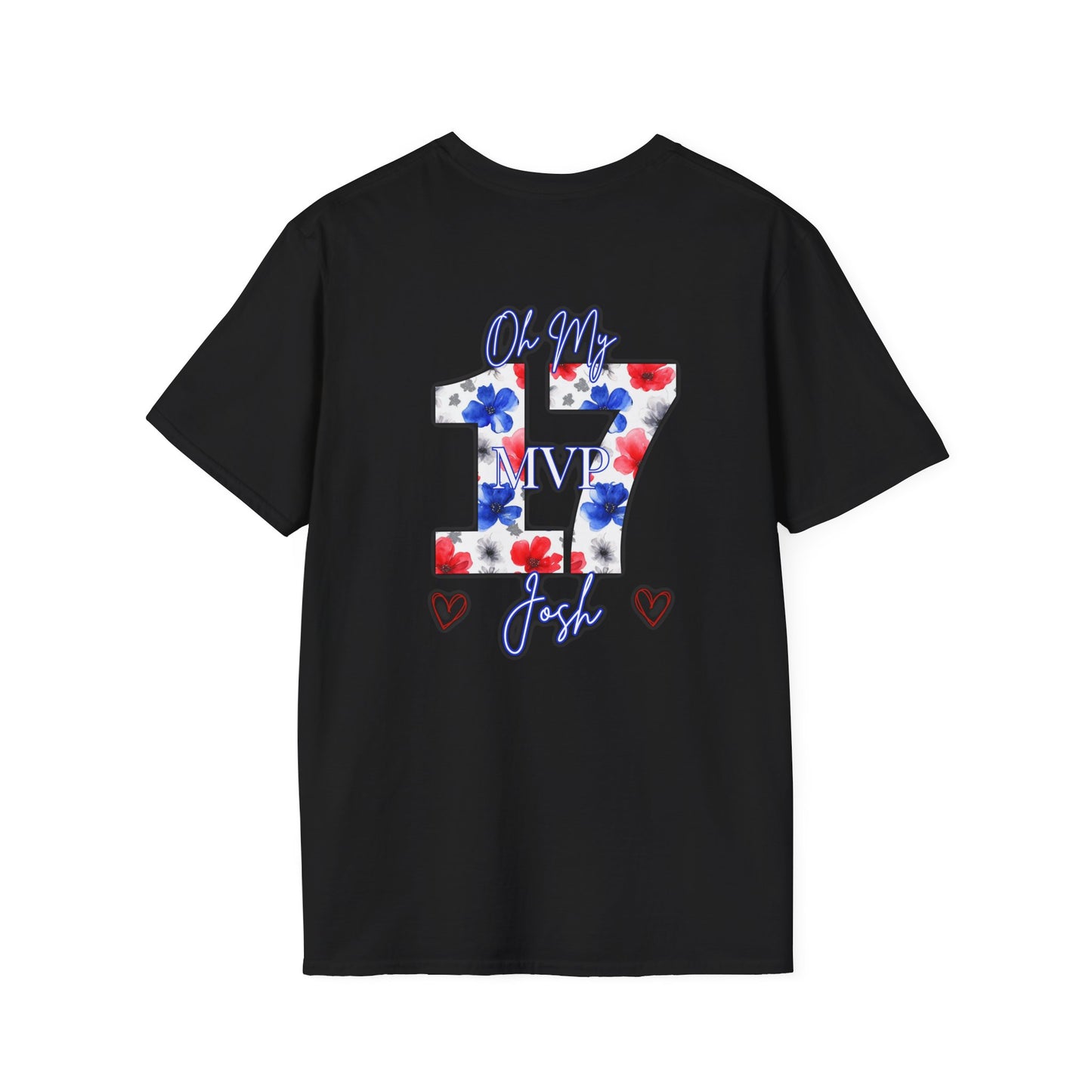 Floral MVP T-Shirt - Unisex Softstyle Tee for Celebrations
