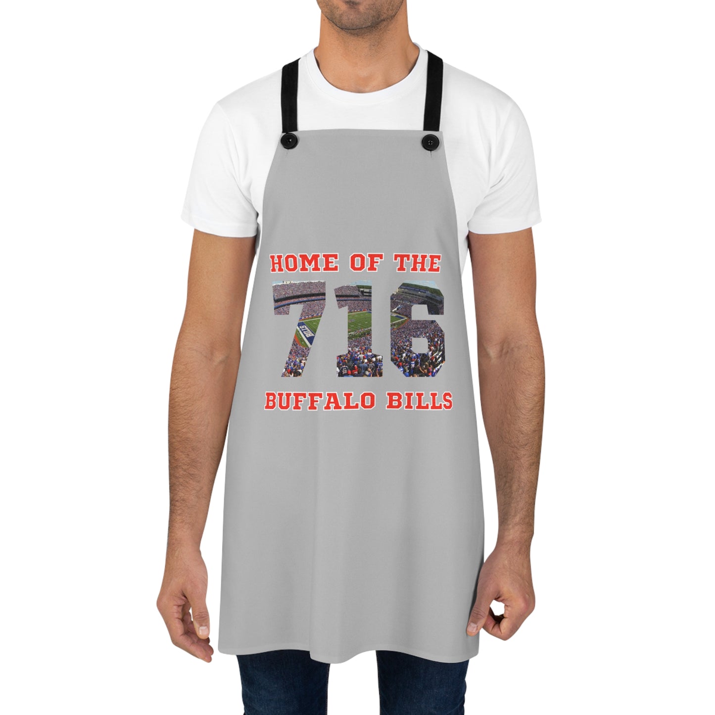 716 Buff Football Apron with a Mash Up design