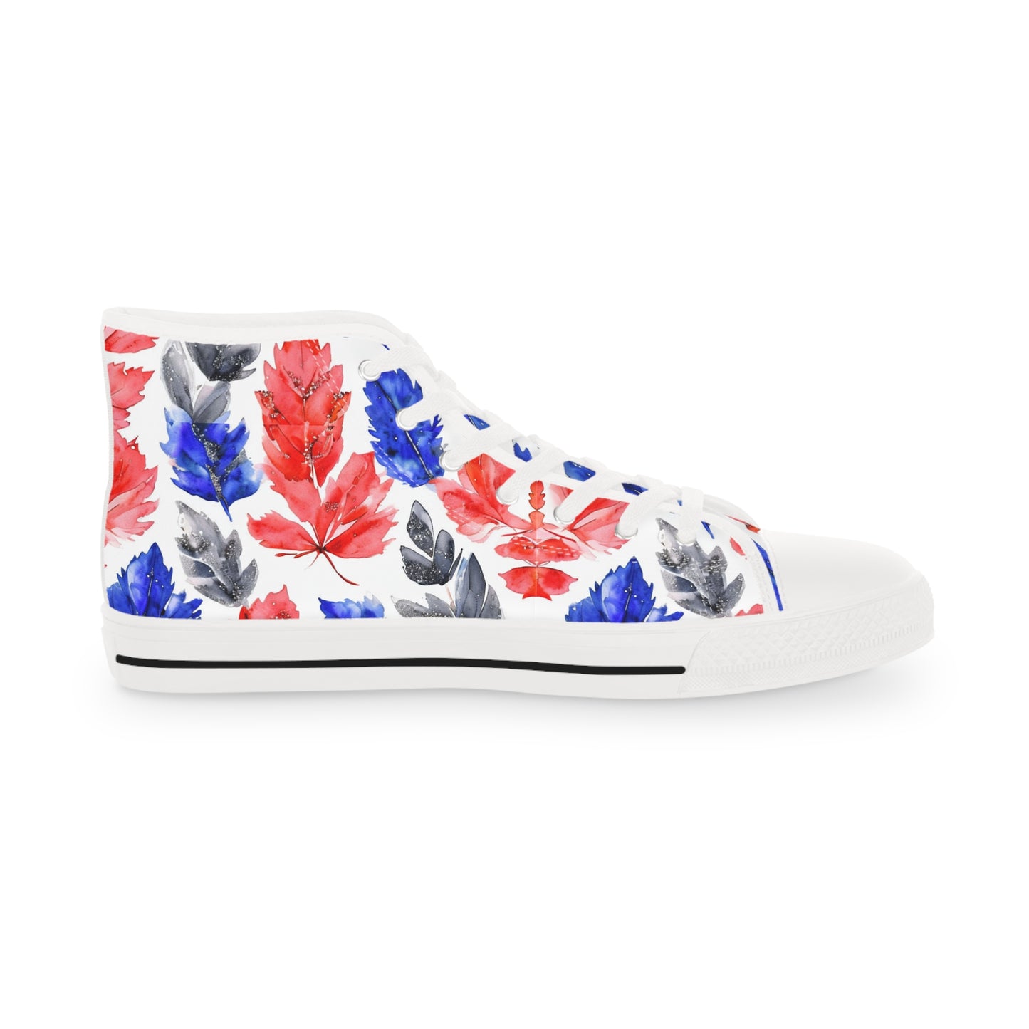 Buffalo Football Leaf Watercolor High Tops