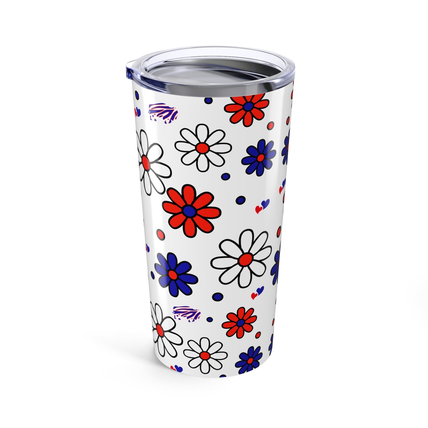 Bills Flower Power Tumbler 20oz