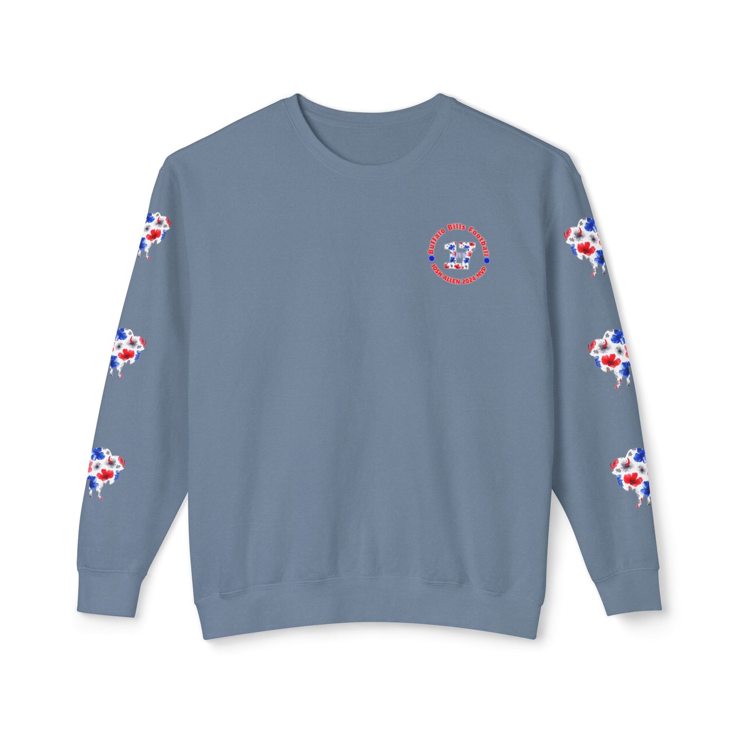 2024 MVP Quote Buffalo Football Unisex Lightweight Crewneck Sweatshirt